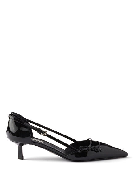 Black Patent Leather Women's High Heels