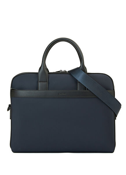 Navy Blue Men's Laptop Bag