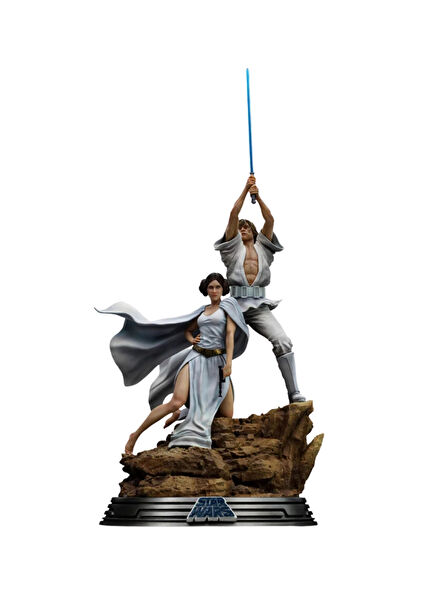 Star Wars Luke and Leia Deluxe 1/10 Art Scale Figure Sculpture