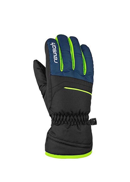 Space Navy Black Children's Ski Gloves