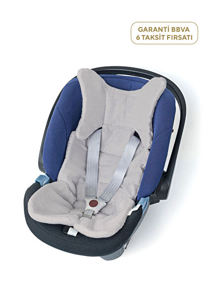 %100 Pamuk Cotton Grey Puset ve Oto Koltuk Minderi
