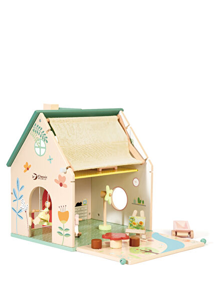 Wooden Cottage Playset