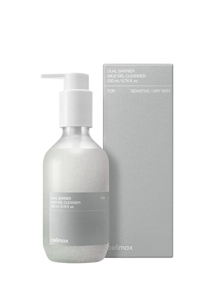 Dual Barrier Mild Gel Cleanser Moisturizing Facial Cleanser Gel for Sensitive and Dry Skin 200 ml