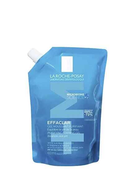 Effaclar Jel Yağlı Ciltler için Temizleme Jeli 400 ml Refill