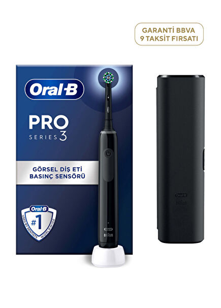Pro 3 3500 Siyah Şarj Edilebilir Diş Fırçası