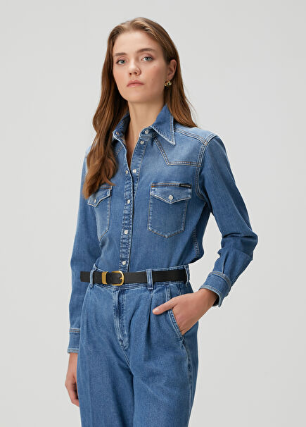 Mavi Denim Gömlek