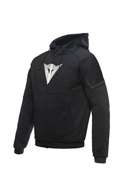 Dainese Daemon X Safety Black White Men's Motorcycle Sweatshirt