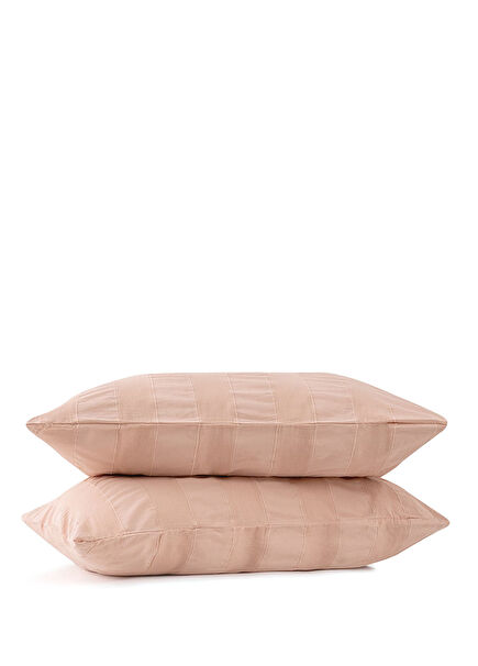 Luna Pink Cotton 2-Piece Pillowcase Set