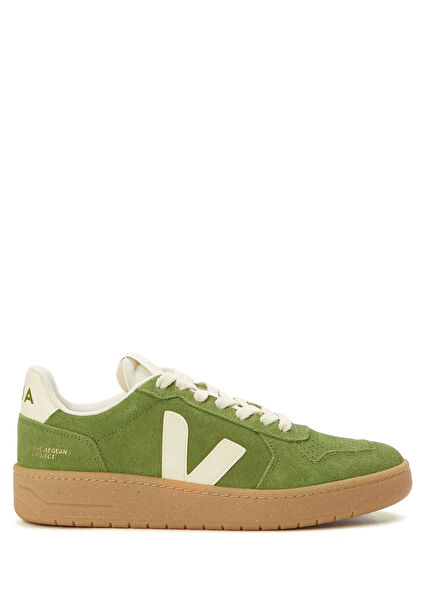 V-82 Yeşil Kadın Süet Sneaker