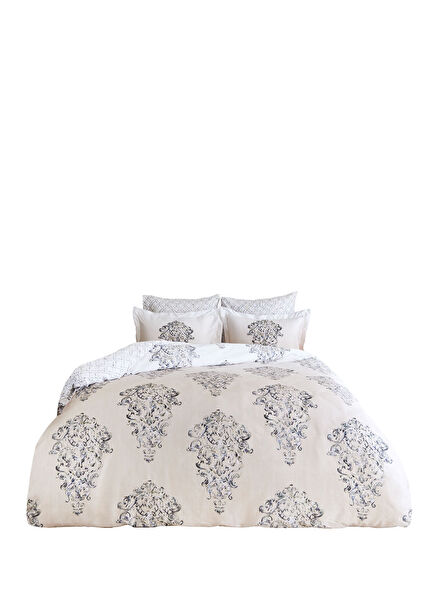Perenna Bej Tencel Queen Size Nevresim Seti 200 x 220 cm
