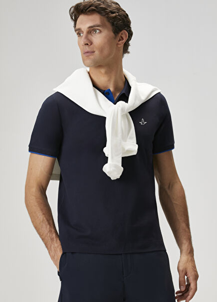 X Anadolu Efes Lacivert Polo Yaka T-shirt