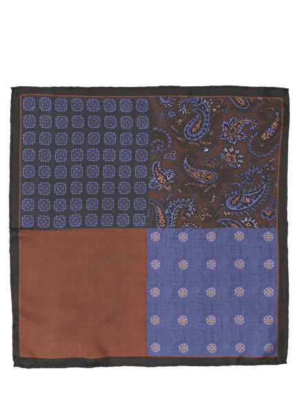 Patterned Silk Bag Handkerchief