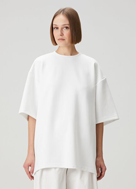 TG Bow Beyaz T-shirt