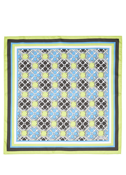 Desenli Kadın Saten Fular