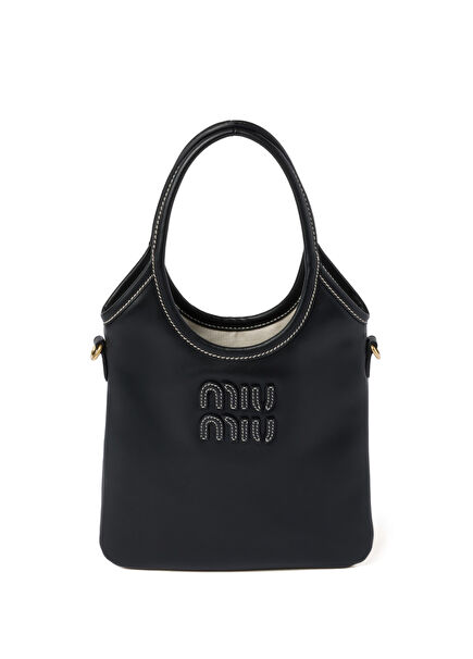 IVY Black Leather Women's Handbag