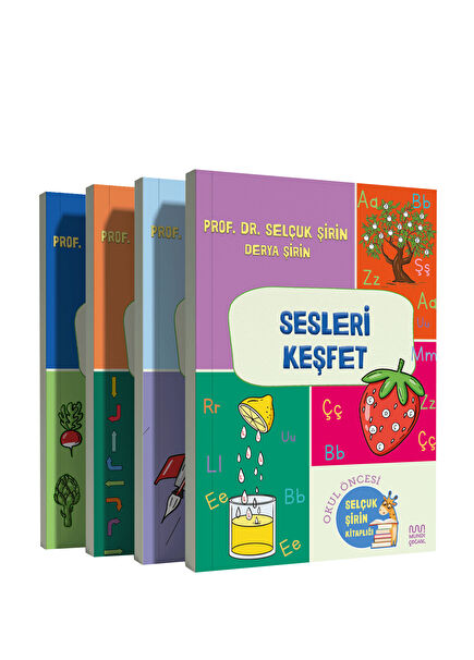 Prof. Dr. Selçuk Şirin Preschool Library Discover Series Set of 4 Books