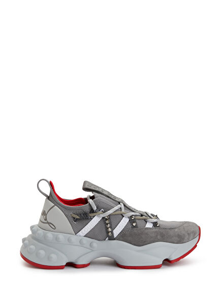 Trailnrun Gri Erkek Deri Sneaker