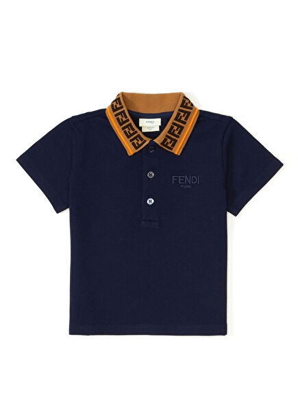 Navy Blue Baby Boy Polo T-Shirt