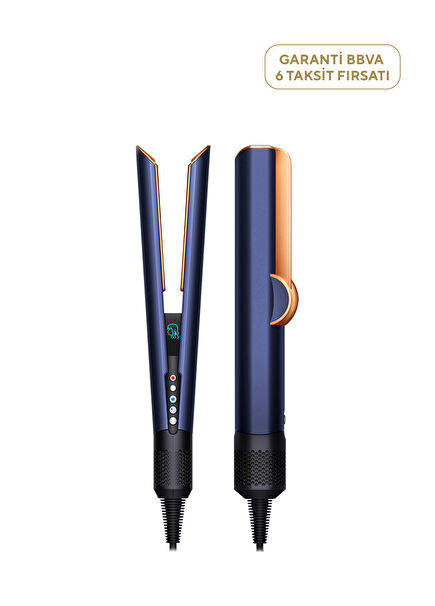 Airstrait Prussian Blue Shiny Copper Hair Straightener