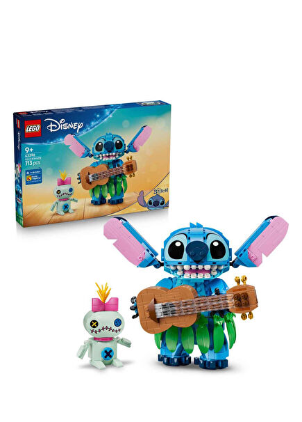 LEGO | Disney Stitch & Scrump 43296 - Creative Toy Building Set for Kids Aged 9 and Up (713 Pieces)