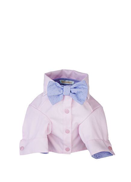 Le Messa Toz Pembe Kedi Gömleği