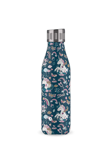 Isı Yalıtımlı Licorne Night Çelik Termos Matara 500 ml