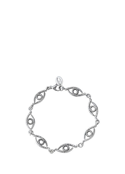 Eternal Gaze Gümüş Kaplama Kadın Bileklik