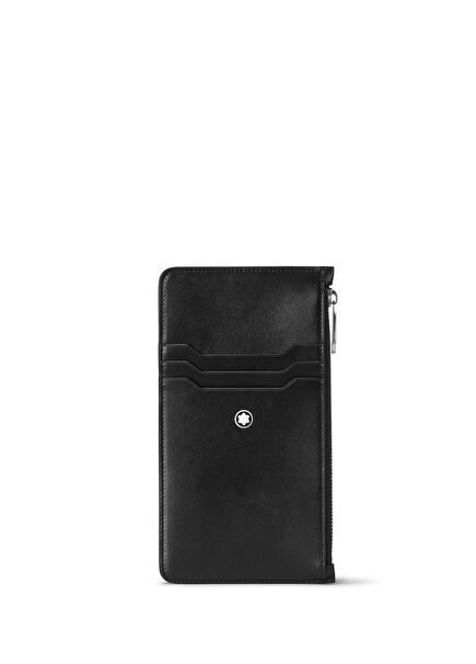 Black Logo Men's Leather Bag
