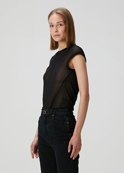 Black Transparent T-Shirt