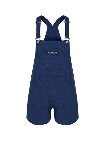 Gioia Mavi Kadın Mini Salopet