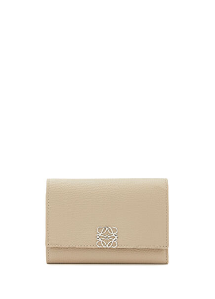 Anagram Small Ecru Women's Leather Wallet