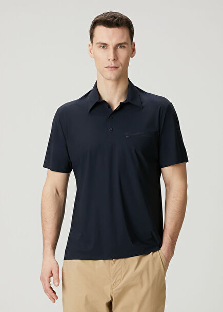 Ultra Light Sentient Lacivert Polo Yaka T-shirt