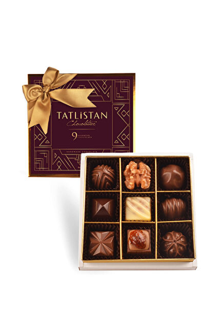 9 Assorted 9-Piece Artisan Chocolates 110 gr