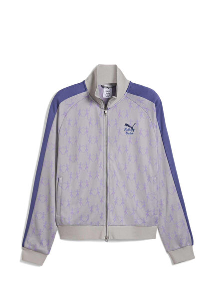 Kidsuper T7 Gray Echo-AOP Unisex Sports Jacket