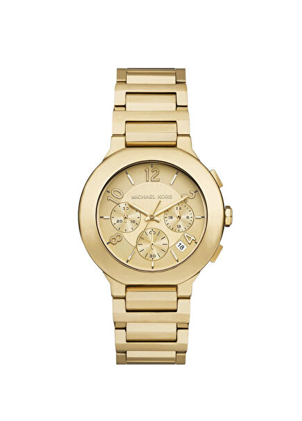 MK7520 Altın Rengi Çelik Kadın Kol Saati