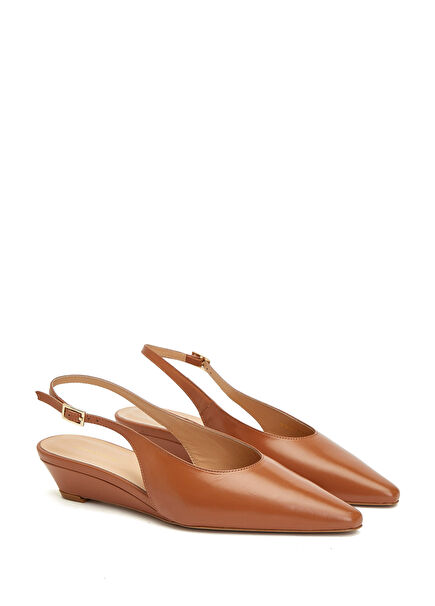 Taba Günlük Rahat Deri Stiletto