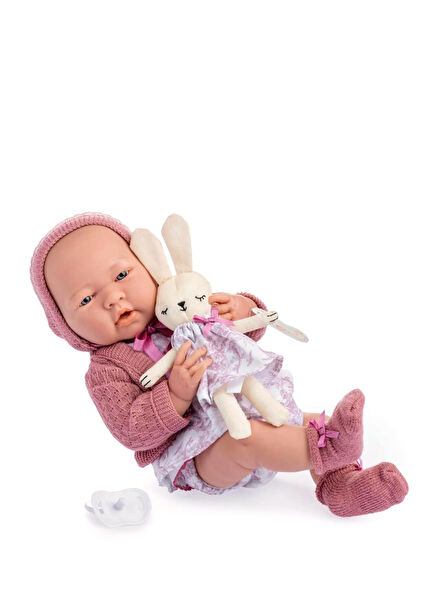 Pink Cardigan and <not>Boutique</not> Toy Doll with Bunny 38 cm