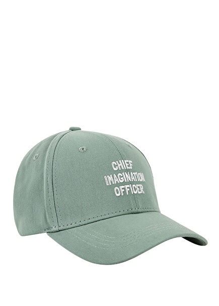 Green Organic Cotton Kids Hat