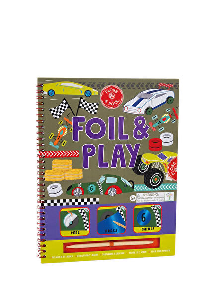 Floss & Rock Foil Cars Activity Book Set