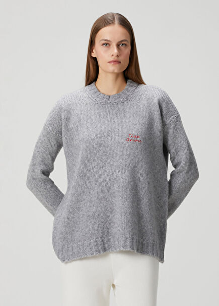Gray Wool Sweater