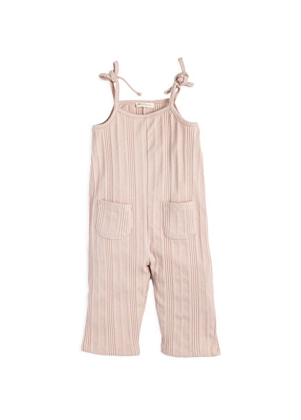 Woodland Pink Strap Unisex Kids Jumpsuit