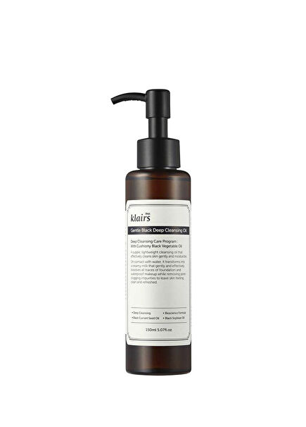 Gentle Black Deep Cleansing Oil Derin Makyaj Temizleme Yağı 150 ml
