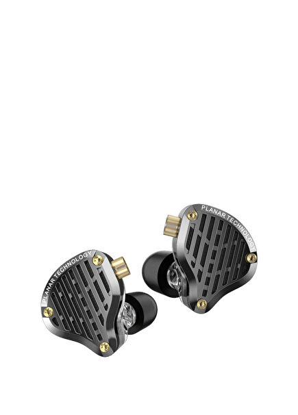 PR3 Planar Sürücü Hi-Fi IEM In Ear Monitör Siyah Mikrofonlu Kulak İçi Kablolu Kulaklık 