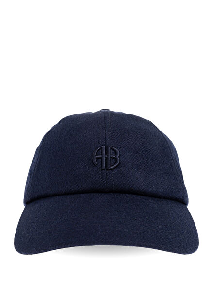 Jeremy Dark Navy Logo Embroidered Women's Hat