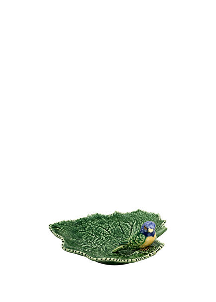 Geranium Green Ceramic Serving Plate