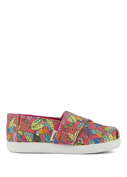 10022120 Alpargata Fuchsia Birds Of Paradise Print Girls Espadrille