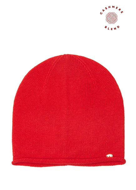 Red Women's Cashmere Beanie