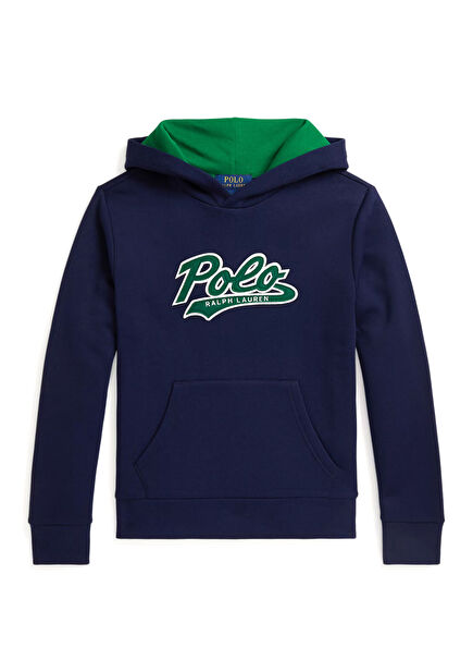 Lacivert Logo Detaylı Erkek Çocuk Sweatshirt