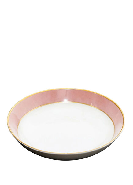 Carousel Rose Porcelain Soup Plate 