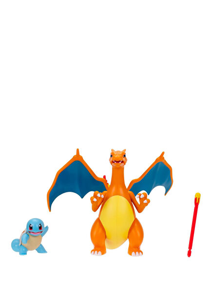 Battle Squirtle & Charmander 2'li Figür Oyuncak PKW2283